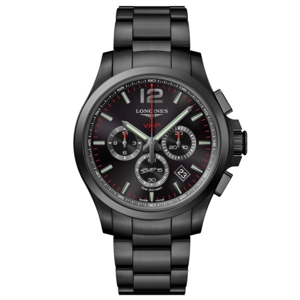 LONGINES CONQUEST V.H.P. 44 MM QUARZO REF. L3.727.2.56.6