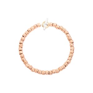 BRACCIALE GRANELLI ORO ROSA