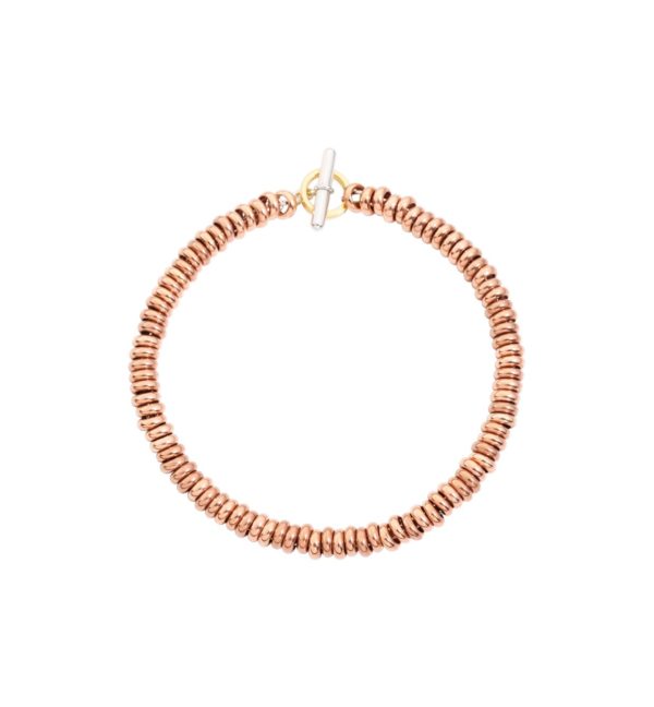BRACCIALE CON CHIUSURA PEPITA ARGENTO