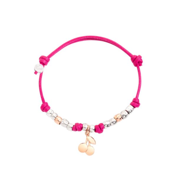 BRACCIALE CORDINO CILIEGIA
