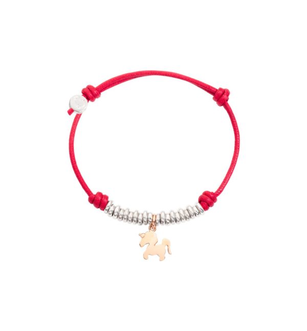 BRACCIALE CORDINO UNICORNO