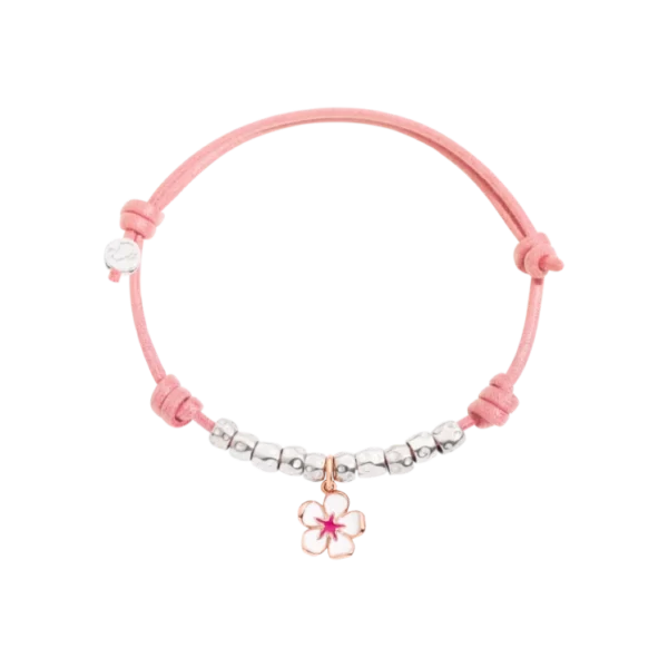 BRACCIALE CORDINO FIORE