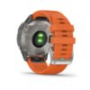 GARMIN- FENIX 6 Sapphire Titanium Orange