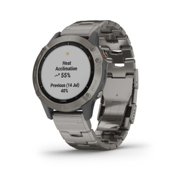 GARMIN- FENIX 6 (sapphire) Titanium
