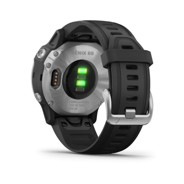 GARMIN- FENIX 6S (glass ) Silver Black - immagine 3