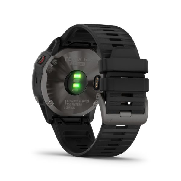 GARMIN- FENIX 6X (sapphire) Black Black