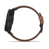 GARMIN- FENIX 6X (sapphire) Black Leather