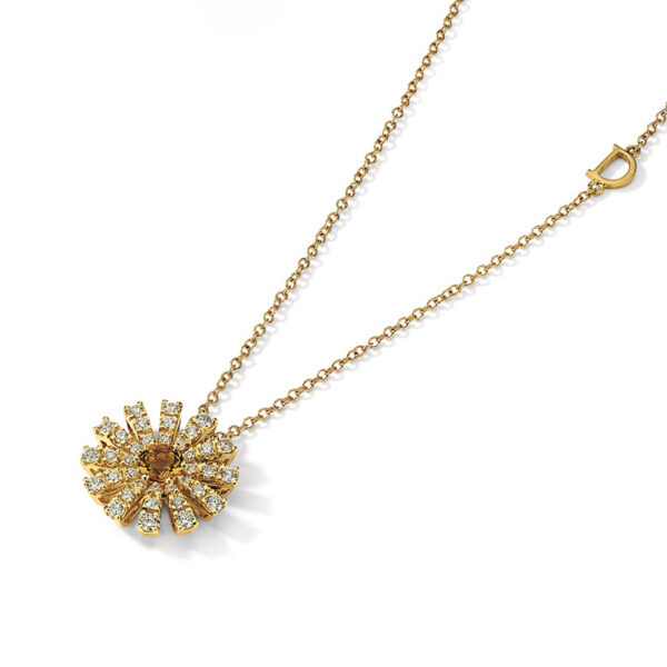 Collana margherita in oro giallo