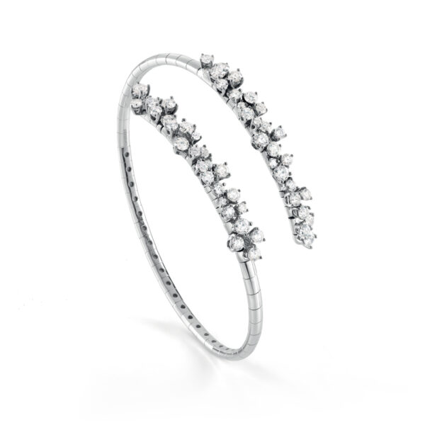 Bracciale Mimosa in oro bianco
