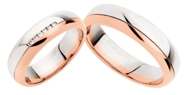 anello oro bianco, oro rosa