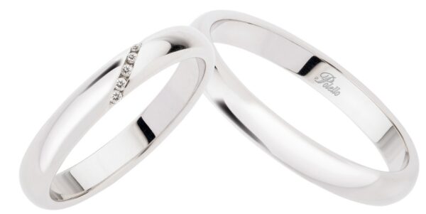 anello oro bianco e diamanti