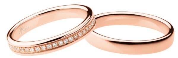 anello oro oro rosa e diamanti