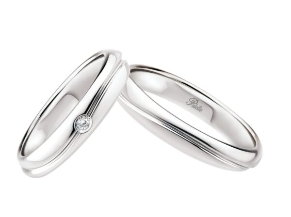 anello oro bianco e diamanti