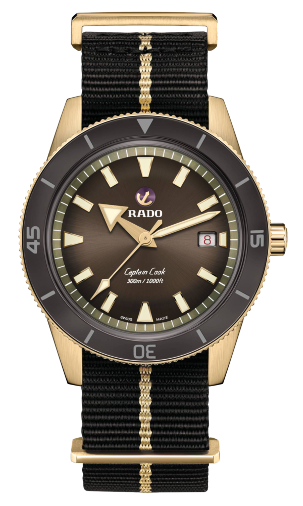 OROLOGIO RADO CAPTAIN COOK AUTOMATIC BRONZE