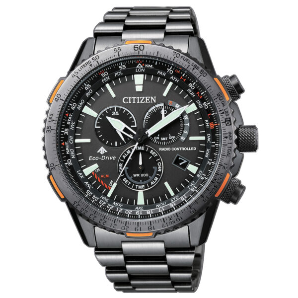 OROLOGIO CITIZEN- Crono Pilot Acciaio