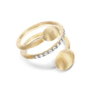 ANELLO CONTRARIÈ "DANCING ÉLITE" IN ORO E DIAMANTI