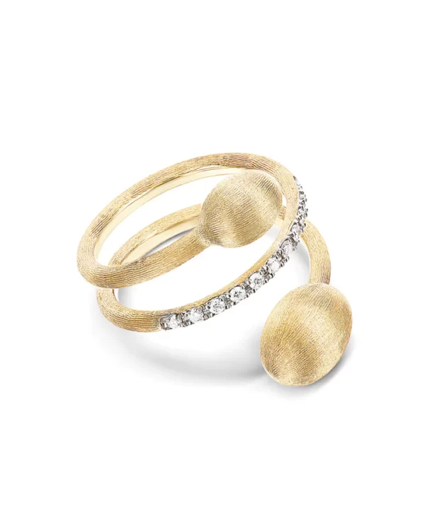 ANELLO CONTRARIÈ "DANCING ÉLITE" IN ORO E DIAMANTI