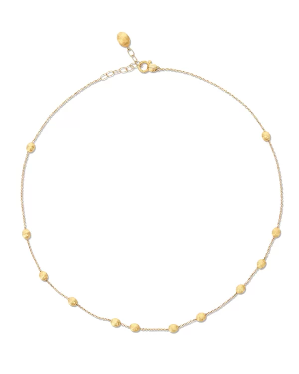 COLLANA GIROCOLLO "SOFFIO" CON BOULES IN ORO