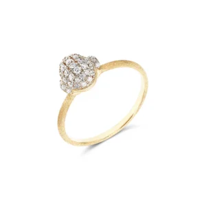 ANELLO "DANCING TOURMALINES" IN ORO, DIAMANTI E TORMALINA ROSA (MEDIO)