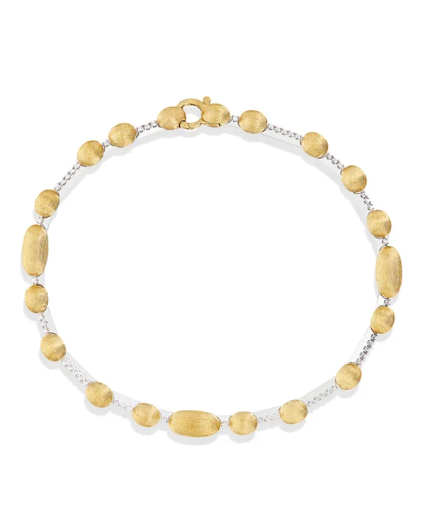 BRACCIALE TENNIS "DANCING ÉLITE" IN ORO E DIAMANTI